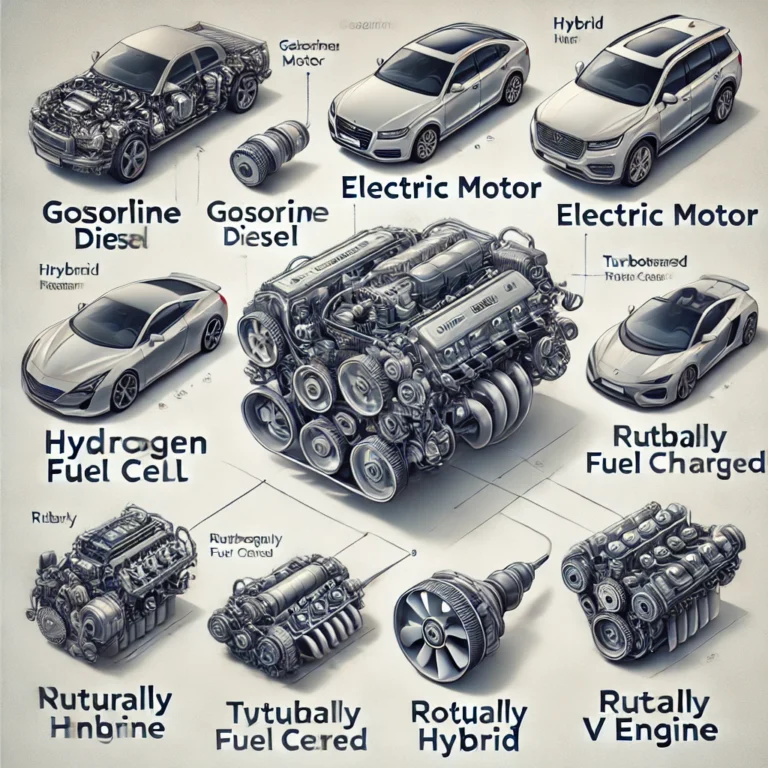 가솔린부터 수소까지, 자동차 엔진의 모든 유형 탐구